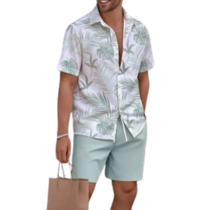Men’s Short Sleeve Button
