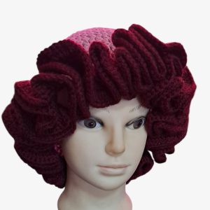 Crochet Ruffled Hat (MEDIUM RUFFLES)