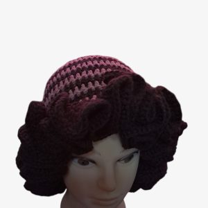 Crochet Ruffled Hat (MEDIUM RUFFLES)