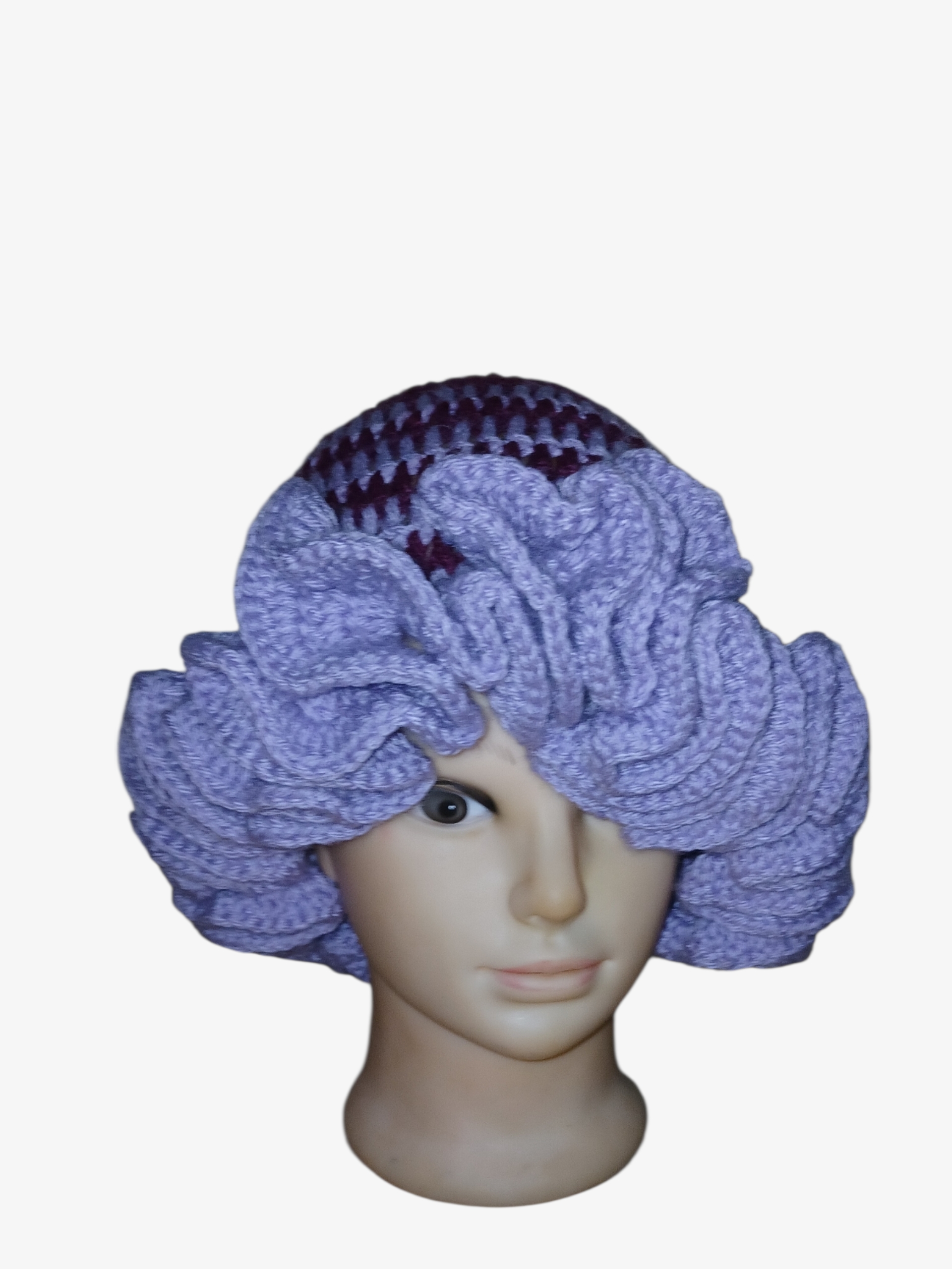 Crochet Ruffled Hat (MEDIUM RUFFLES) - Image 2