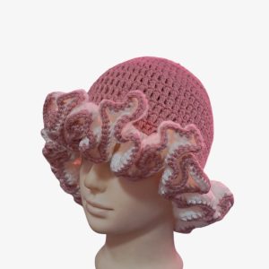 Crochet Ruffled Hat (MEDIUM RUFFLES)