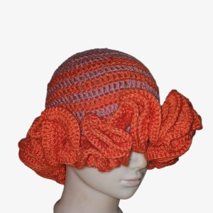Crochet Ruffled Hat (MEDIUM RUFFLES)