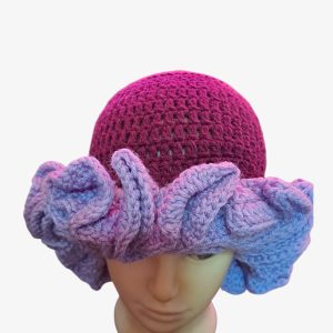 Crochet Ruffled Hat (MEDIUM RUFFLES)