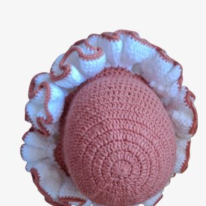 Crochet Ruffled Hat ( LARGE RUFFLES)