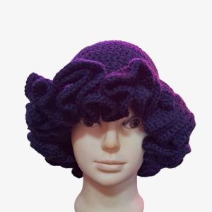 Crochet Ruffled Hat (MEDIUM RUFFLES)